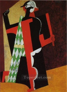  arlequin - Harlequin 1916 cubism Pablo Picasso
